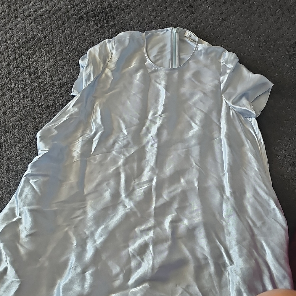 Banana Republic Sky Blue Short Sleeve Dress